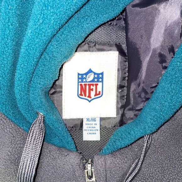 Philadelphia Eagles NFL Zip-Up Fleece with Hood | XL - Picture 3 of 8